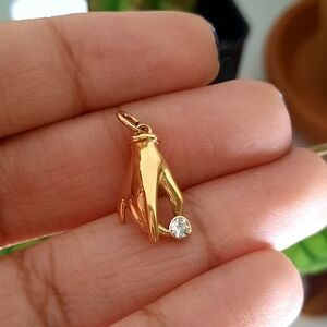 Gold-Plated Stainless Steel Pendant